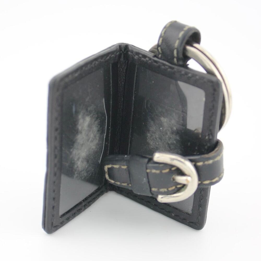 Coach Y2K Signature Mini Photo Frame Keychain Leather Buckle Charm - Picture 4 of 8